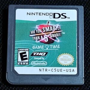 Are You Smarter Than 5th Grader Game Time Nintendo DS 2009 THQ